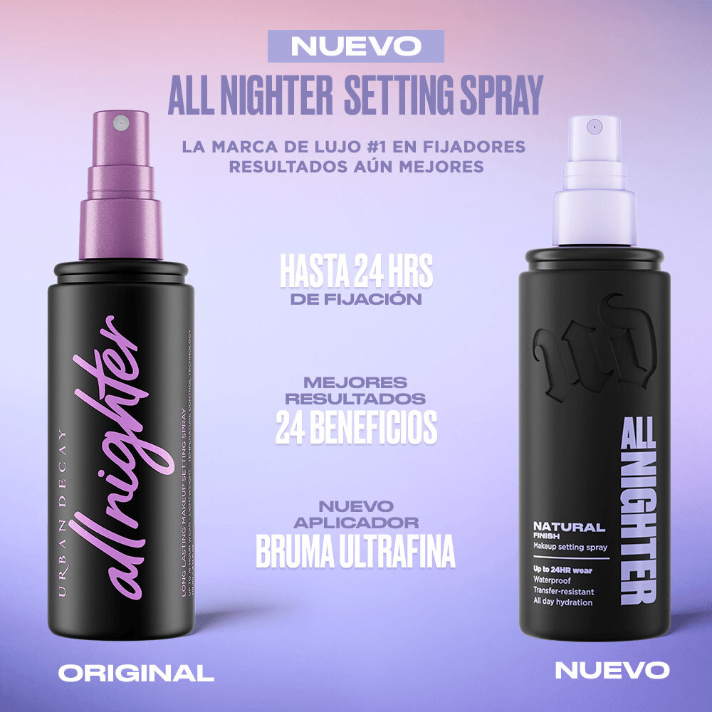 ALL NIGHTER SETTING SPRAY ORIGINAL (SPRAY FIJADOR DE MAQUILLAJE HIDRATANTE CON ACABADO NATURAL)